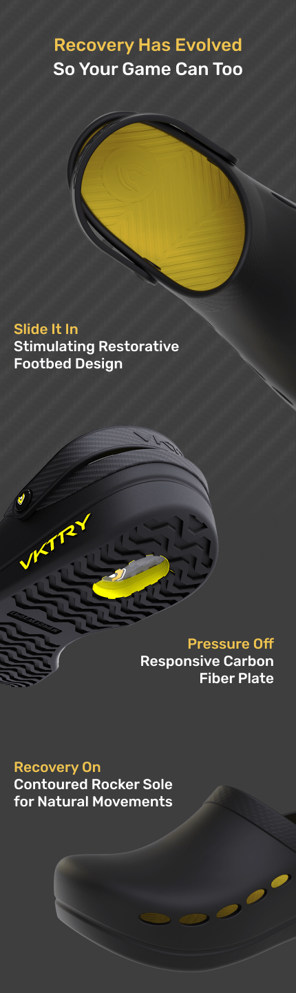 VKTRY Recovery Clog for Cushioning & Stability display picture 2