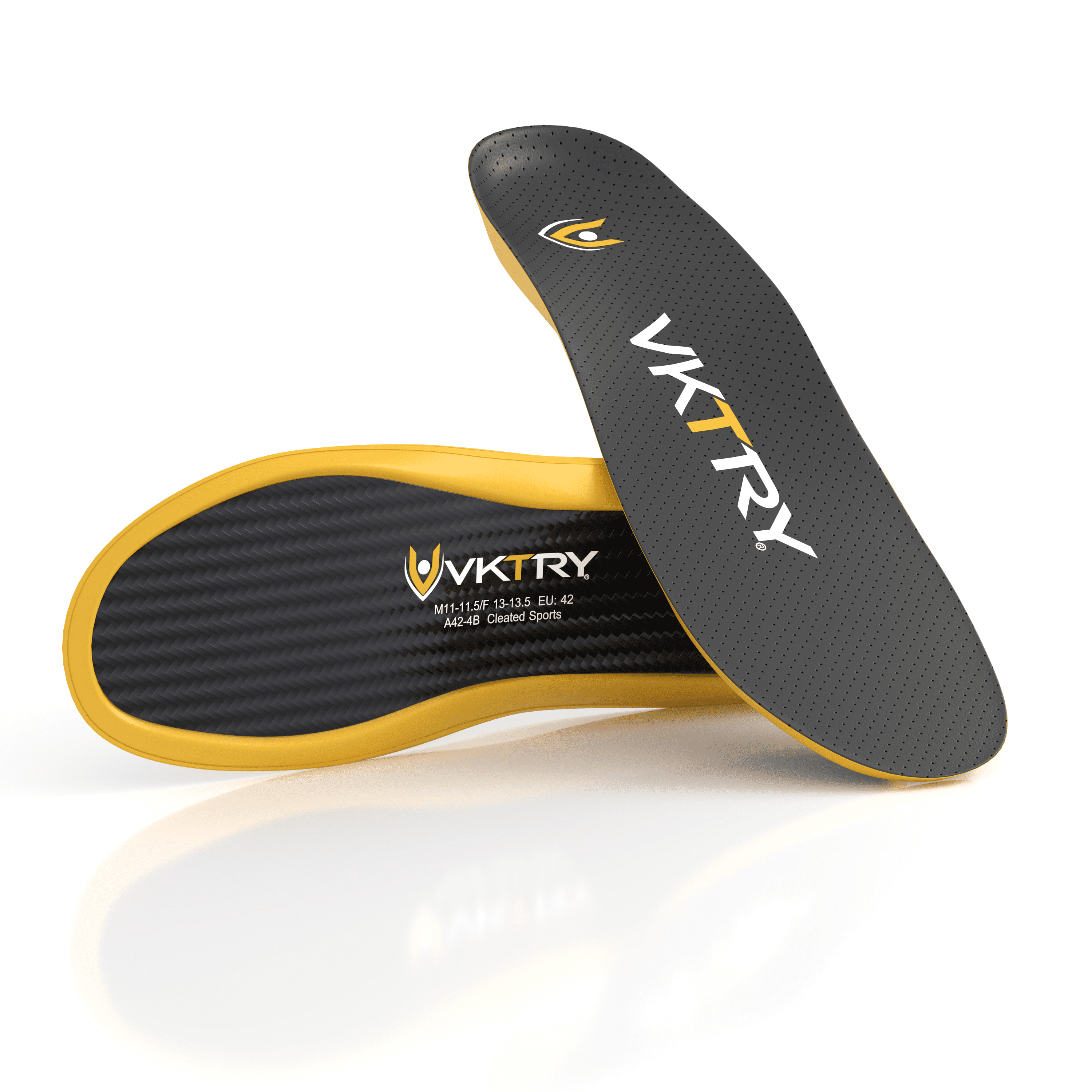 VKTRY Gold VK Shock-Absorbing Performance Orthotic Insoles