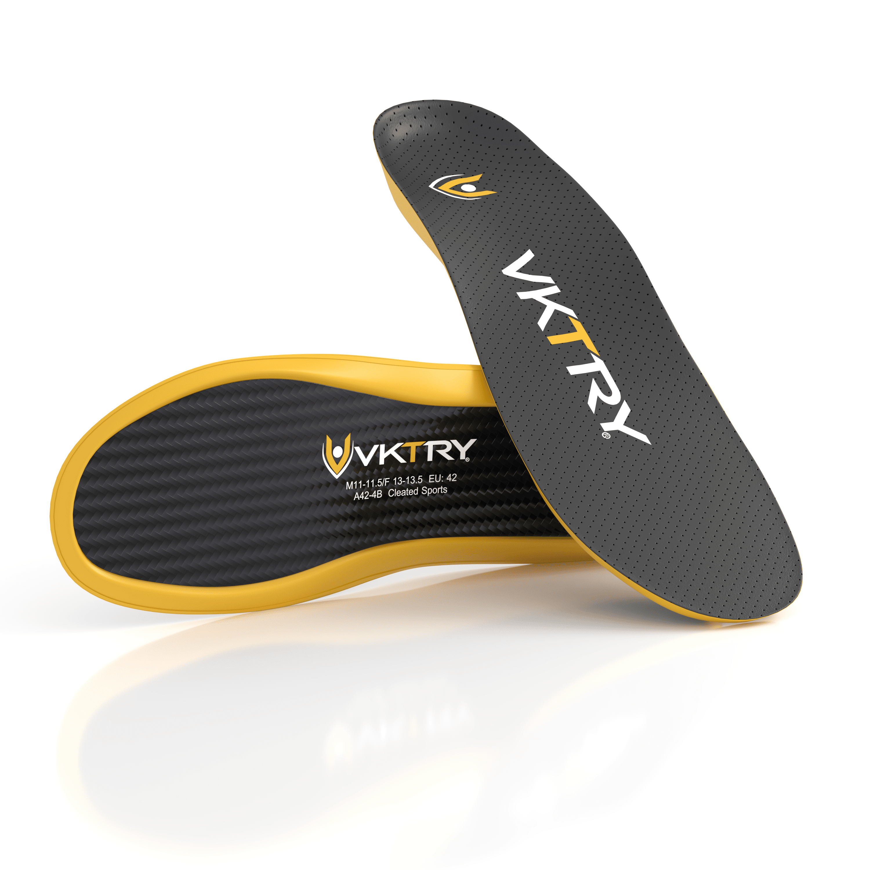 VKTRY VK Boost – Pair of Adjustable Performance Insole Accessories for  Improved Energy Return, Improved Athletic Efficiency and Ankle Support and