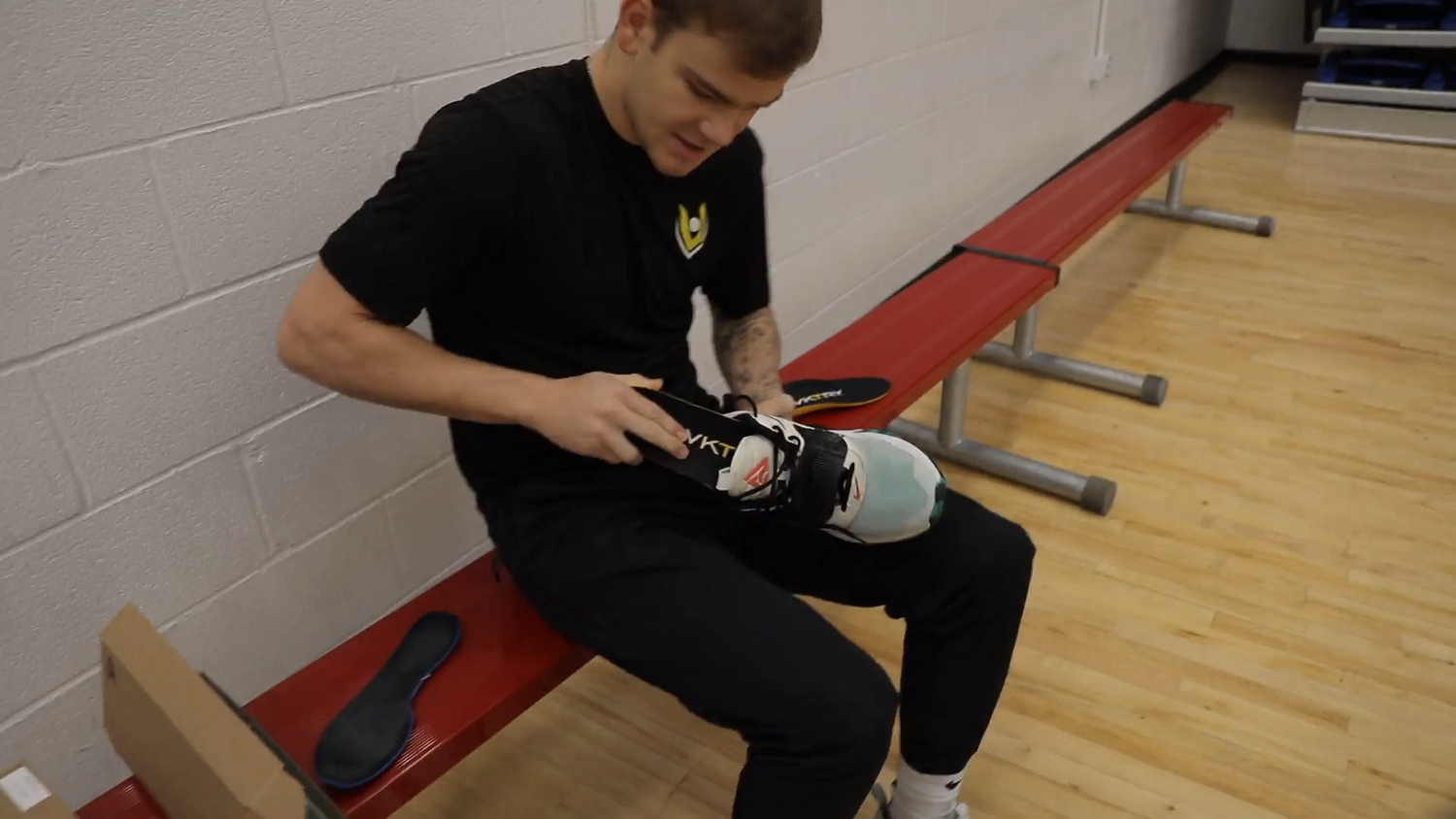 jump higher, get more explosive, land softer, and protect from injuries like Mac Mcclung with VKTRY Insoles for basketball